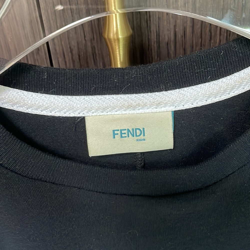 FENDI Kids Printed T-shirt - Picture 4 of 12